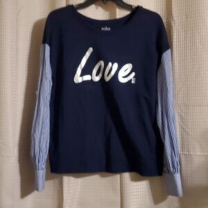 Soho Street New York & Co M Blues Striped